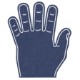 Foam High 5 Hand Mitt, 15"