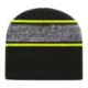 Variegated Striped Knit Beanie