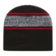 Variegated Striped Knit Beanie