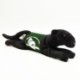 Greyhound Plush with Saddle, 10"