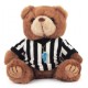 Referee Plush Bear, 8"