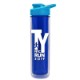 Double Wall Bottle with Drink-Thru Lid, 16oz.