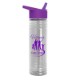 Slim Fit Water Bottle with Flip Straw, 24oz.