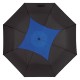 Telescopic Diamond Top Vented Umbrella, 44" Arc