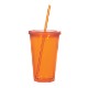 Double Wall Tumbler w/ Gum, 16oz.