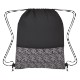 Bitmap Polyester Drawstring Backpack