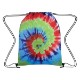 Tie-Dye Polyester Drawstring Bag