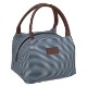 Sebastian Striped Polyester Cooler Lunch Bag