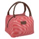 Sebastian Striped Polyester Cooler Lunch Bag