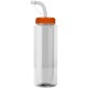 Guzzler Transparent Sport Bottle, 32oz. - Straw Lid