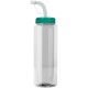 Guzzler Transparent Sport Bottle, 32oz. - Straw Lid
