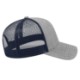 Blended Wool Acrylic Flat Bill Structured Cap with Mesh Back