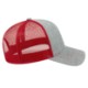 Blended Wool Acrylic Flat Bill Structured Cap with Mesh Back
