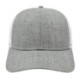 Blended Wool Acrylic Flat Bill Structured Cap with Mesh Back