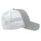 Blended Wool Acrylic Flat Bill Structured Cap with Mesh Back
