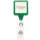 Premium Square Badgeholder, Alligator Clip