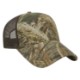 Camo Constructed Cap with Solid Color Mesh Back