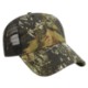 Camo Twill Constructed Cap with Camo Mesh Back