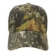 Camo Twill Constructed Cap with Camo Mesh Back