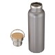 Liberty Stainless Steel Vacuum Insulated Bottle w/ Wood Lid, 21oz.