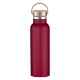Liberty Stainless Steel Vacuum Insulated Bottle w/ Wood Lid, 21oz.