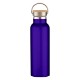 Liberty Stainless Steel Vacuum Insulated Bottle w/ Wood Lid, 21oz.