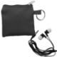 Sporty Pouch Keyring w/ Colorful Earbuds