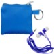 Sporty Pouch Keyring w/ Colorful Earbuds