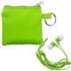 Sporty Pouch Keyring w/ Colorful Earbuds