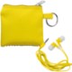 Sporty Pouch Keyring w/ Colorful Earbuds