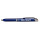 Zentrio® Triple Function Pull Cap Metal Pen w/ LED Light & Stylus