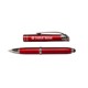 Zentrio® Triple Function Pull Cap Metal Pen w/ LED Light & Stylus