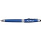 St. James™ Triple Function Ballpoint Retractable Metal Pen w/ LED Light & Stylus