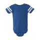 Rabbit Skins® Combed Ringspun Cotton Infant Football Fine Jersey Bodysuit