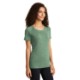 Sport-Tek® PosiCharge® Ladies' Triblend Wicking Scoop Neck Raglan Tee
