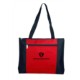 Double Zippered Polyester Tote