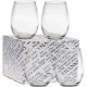 Stemless Wine Glass Set, 15 oz.