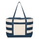 Cotton Canvas Nautical Tote Bag