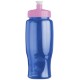 Transparent Grip Poly-Pure Sport Bottle, 27oz. - Push Pull Lid