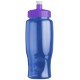 Transparent Grip Poly-Pure Sport Bottle, 27oz. - Push Pull Lid