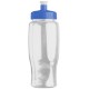 Transparent Grip Poly-Pure Sport Bottle, 27oz. - Push Pull Lid