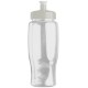 Transparent Grip Poly-Pure Sport Bottle, 27oz. - Push Pull Lid
