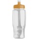Transparent Grip Poly-Pure Sport Bottle, 27oz. - Push Pull Lid
