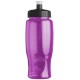 Transparent Grip Poly-Pure Sport Bottle, 27oz. - Push Pull Lid