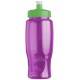 Transparent Grip Poly-Pure Sport Bottle, 27oz. - Push Pull Lid
