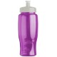 Transparent Grip Poly-Pure Sport Bottle, 27oz. - Push Pull Lid
