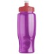 Transparent Grip Poly-Pure Sport Bottle, 27oz. - Push Pull Lid