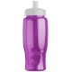 Transparent Grip Poly-Pure Sport Bottle, 27oz. - Push Pull Lid
