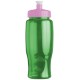 Transparent Grip Poly-Pure Sport Bottle, 27oz. - Push Pull Lid