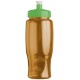Transparent Grip Poly-Pure Sport Bottle, 27oz. - Push Pull Lid